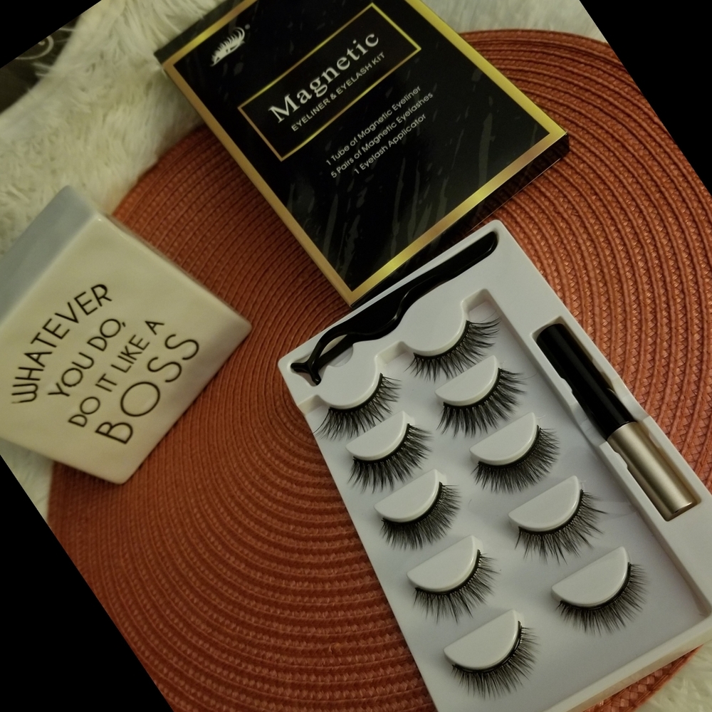 Magnetic Eyelashes with Eyeliner Kit